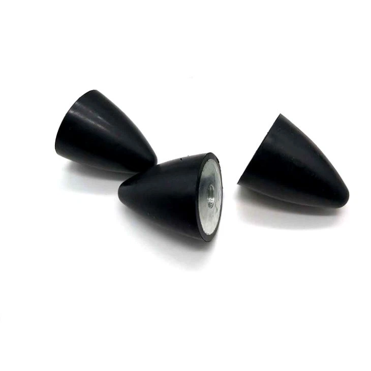Cone Rubber Bump Stop - Male Thread Hole