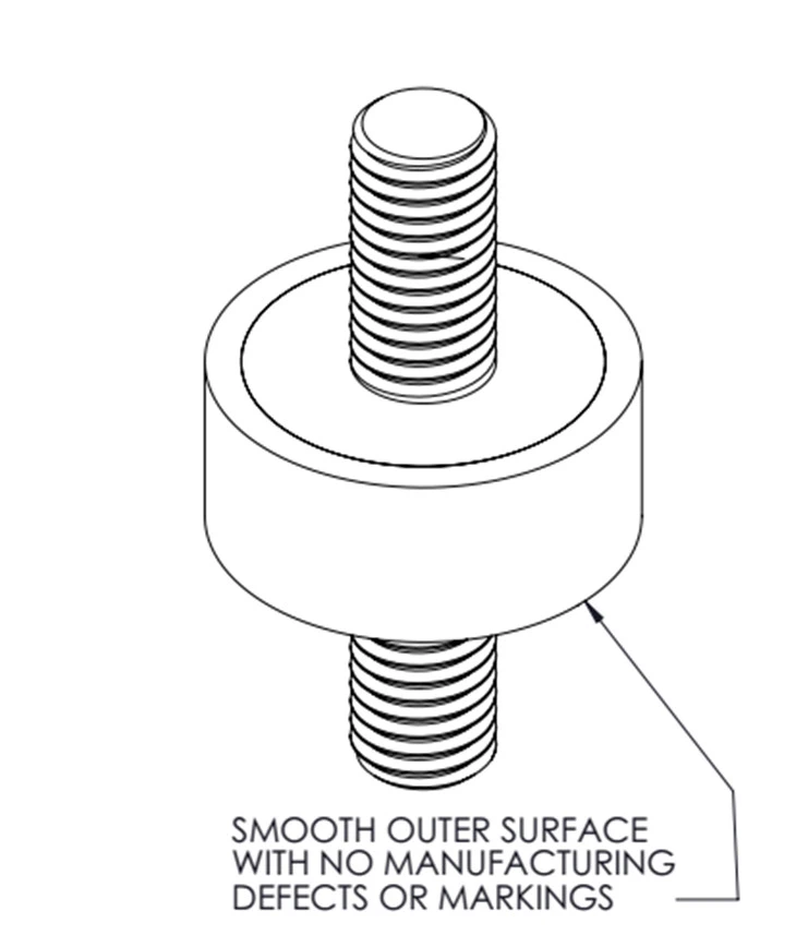 Neoprene 70A Isolation Mount