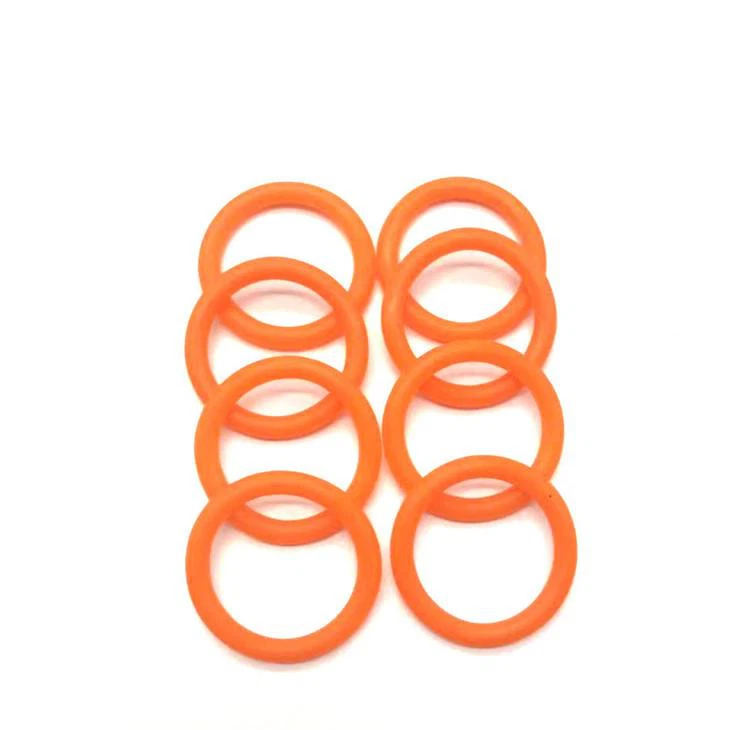 Orange Colour Silicone O Ring