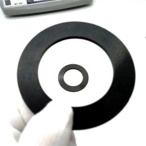Black Flat Silicone Rubber Gasket Washers