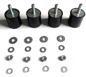 M6x18 20 X 25mm Anti Vibration Rubber Bearing Snubber