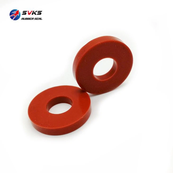 Red Color Rubber Round Flat Washer
