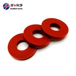 FKM VMQ Red Rubber Ring Gasket